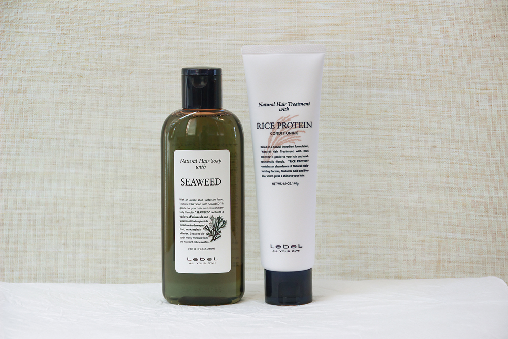 ルベル ナチュラル ヘアソープ<br />
シーウィード＆ライスプロテイン